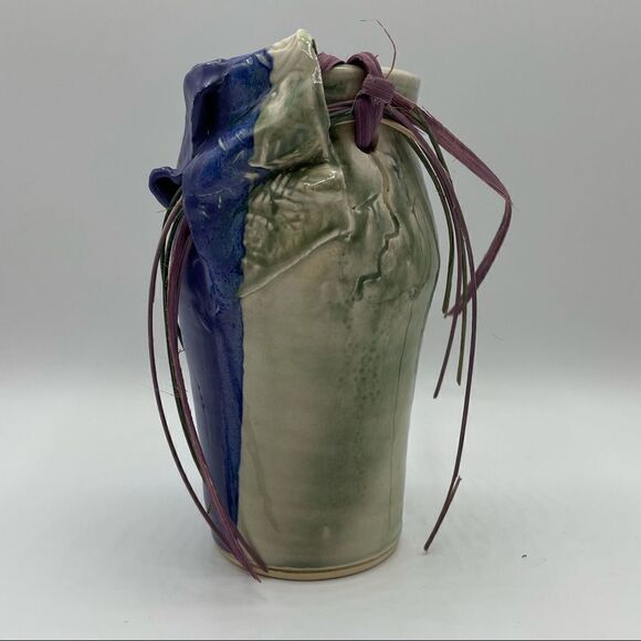 Susan Fox Hirschmann Handmade Pottery Vessel Vase - Picture 1 of 5